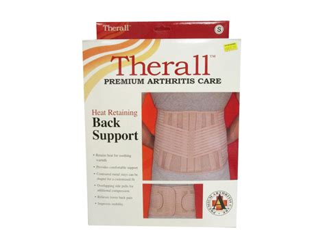 Therall Heat Retaining Back Support Md Retail 53 5375 Premium