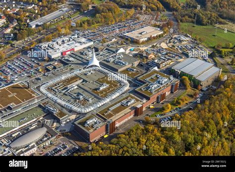 Aerial View Ruhr Park Shopping Center In Harpen District In Bochum