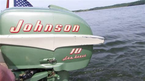 1955 Johnson 10hp Qd 16 Youtube