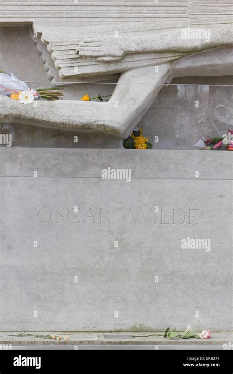 Winged Figure By Sculptor Jacob Epstein On The Tomb Of Writer Oscar