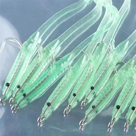 Pcs Lot Artificial Soft Baits Luminous Fish Eel Lures With Hook