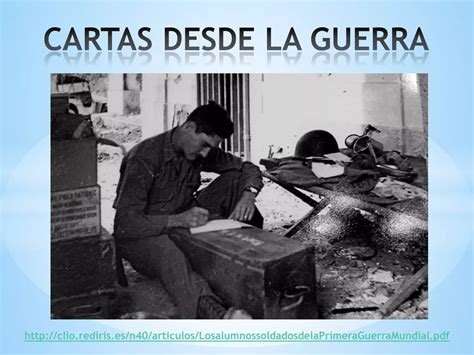 Cartas Desde La Primera Guerra Mundial Ppt