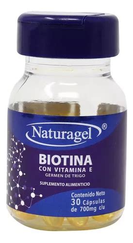 Biotina Con Vitamina E C Psulas Naturagel