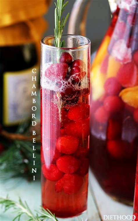 Chambord Bellini A Wonderful Combination Of Prosecco And Chambord