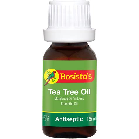 Buy Bosistos Tea Tree Oil 15mL – Alive Pharmacy Warehouse