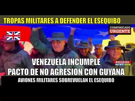 Venezuela Rompe PACTO De No Agresion Con GUYANA Aviones Militares