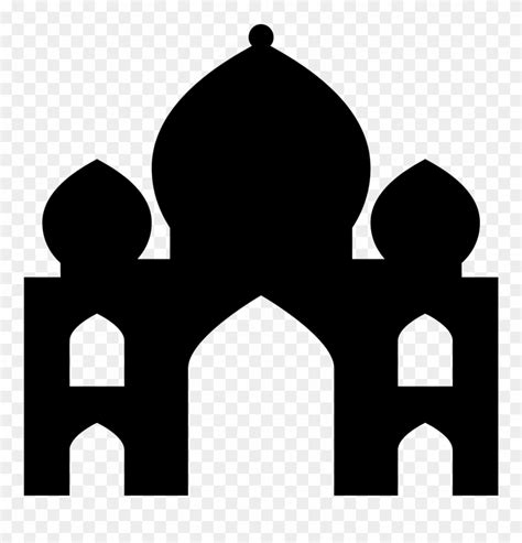 Taj Mahal Silhouette Vector at Vectorified.com | Collection of Taj ...