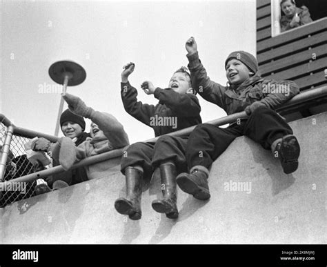 Large crowds followed the races at bislett stadium photo hi-res stock