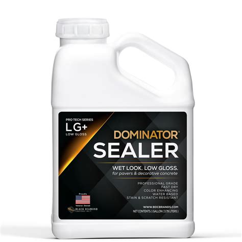 Buy 1 Gal. DOMINATOR LG+ Clear Acrylic Sealer | Low Gloss Paver Sealer