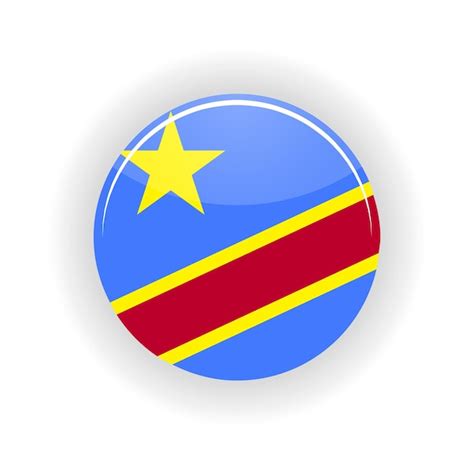 Premium Vector Democratic Republic Of The Congo Icon Circle Isolated