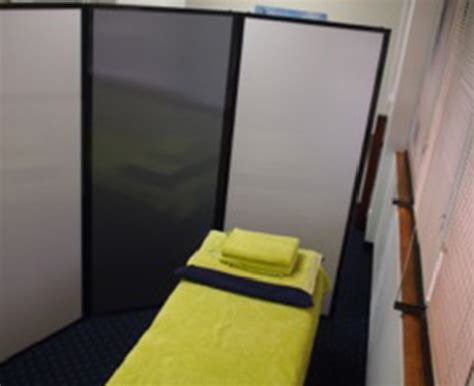 Portable Privacy Screens for Mobile Clinics from Portable Partitions