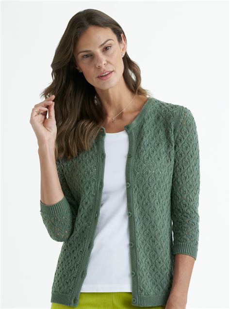 Cotton And Linen Cardigan David Nieper