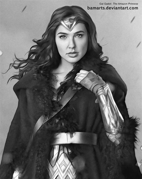 Gal Gadot Wonder Woman By Bamarts On Deviantart