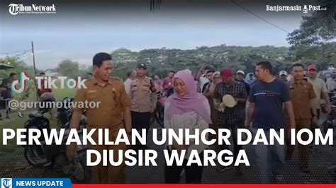 Warga Aceh Usir Perwakilan UNHCR Dan IOM Pengungsi Rohingya Batal