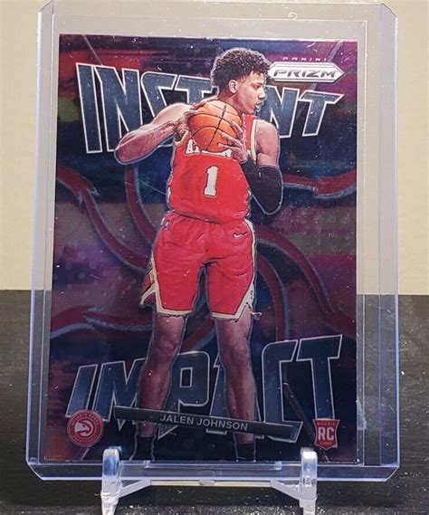 Panini Prizm Jalen Johnson Instant Impact Hawks Rc Ebay