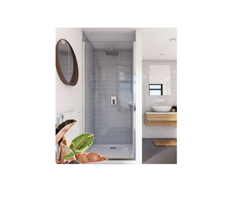 Decina 1000 Fitzroy Frameless Alcove Shower Screen