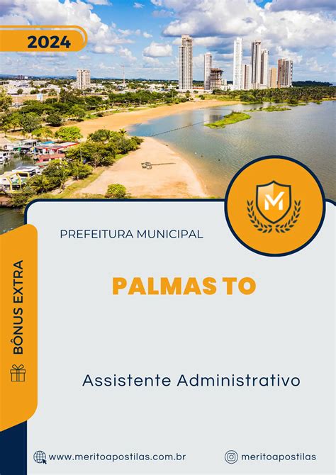 Apostila Assistente Administrativo Prefeitura De Palmas TO 2024