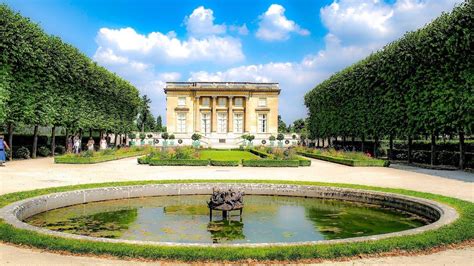 A Walk Around The Petit Trianon Chateau De Versailles France