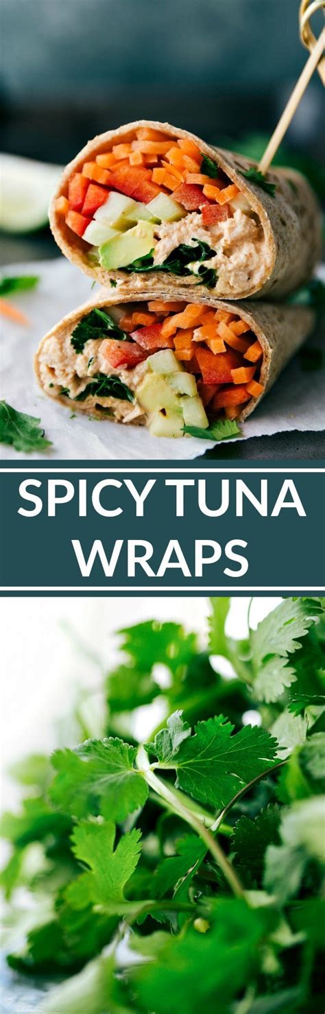 Tuna Salad Wrap (Sriracha-Lime Sauce!) - Chelsea's Messy Apron