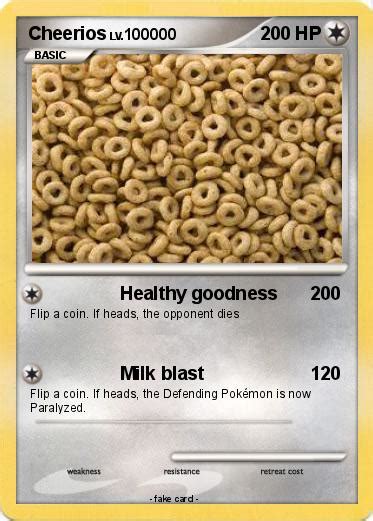 Pokémon Cheerios 3 3 Healthy Goodness My Pokemon Card