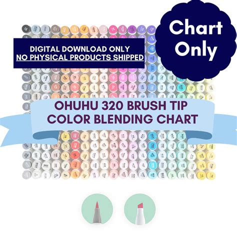 Ohuhu Markers Color Chart Uk Pre Dpise Dps Uminho Pt