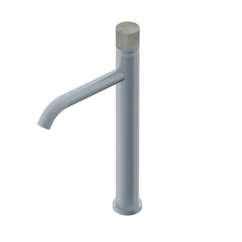 Miscelatore Lavabo Alto Diametro Inox Concrete Ritmonio Contecom