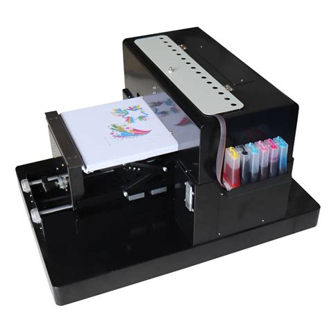 DIY tshirt Printer A3 Flatbed inkjet Printer Multicolor A3 dtg color Printing Machine For T ...