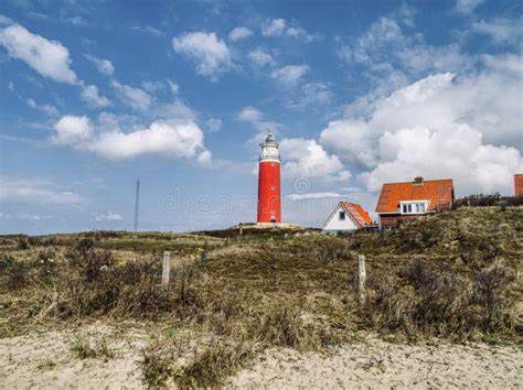 Lighthouse Texel stock image. Image of island, texel - 147198289