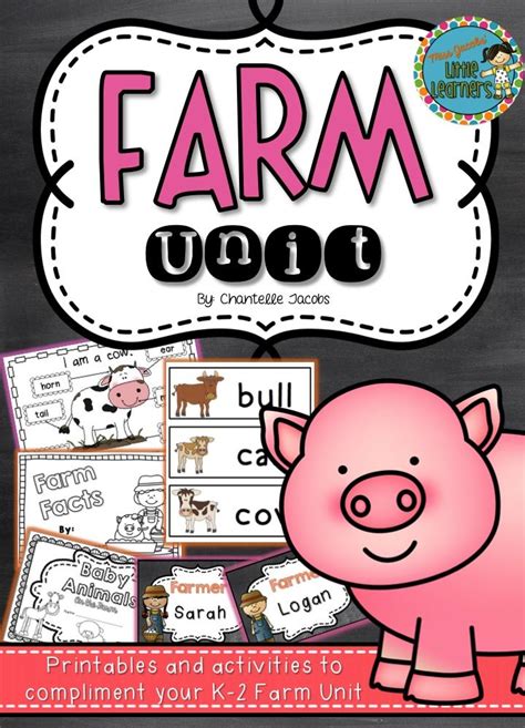 Farm Integrated Unit Topic Farm Theme Thematic Unit Kinder