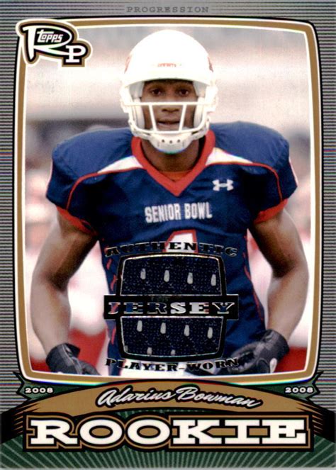 Topps Rookie Progression Rookies Game Worn Jersey Bronze Adarius