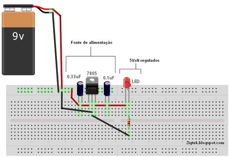 Regulador Tensão 7805 ZigTek