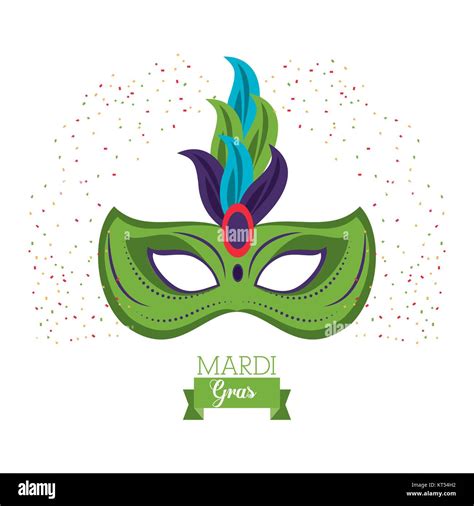 Mardi Gras Mask Stock Vector Image Art Alamy