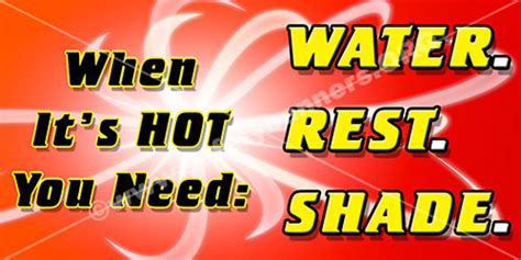 Heat Safety Slogans