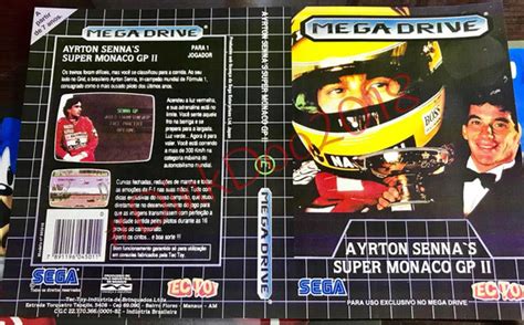 Ayrton Senna's Super Monaco Gp 2 Mega Drive - Ayrton Senna Super Monaco Gp 2 Mega Drive | MercadoLivre 📦