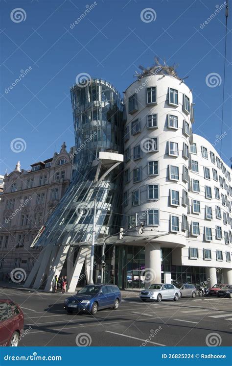 Casa Da Dança Praga República Checa Imagem de Stock Editorial