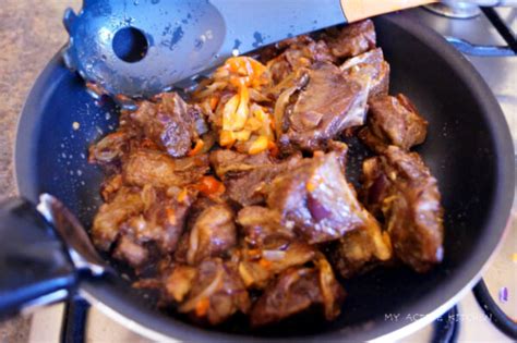 Asun Spicy Smoked Goat Meat Recipe My Active Kitchen