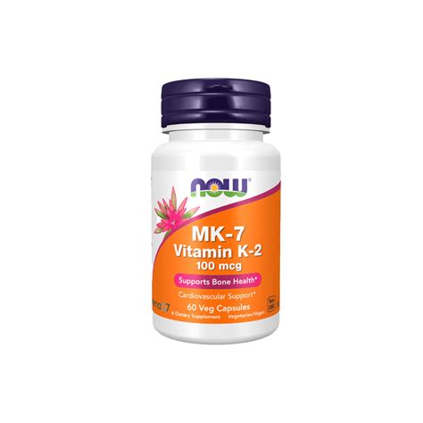 Now Vitamina K2 100 Mcg 60 Cápsulas