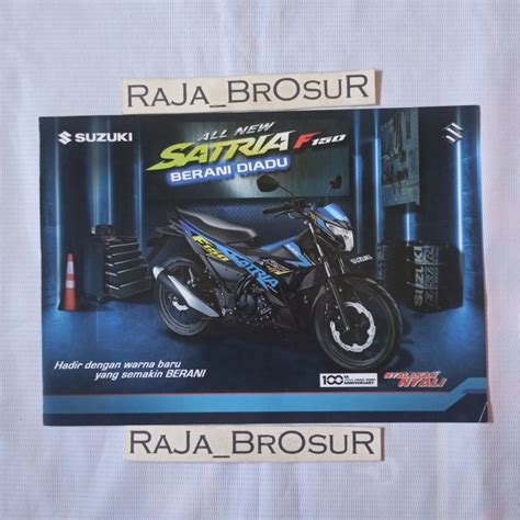 Jual Poster Brosur All New Suzuki Satria F F Met Triton Blue