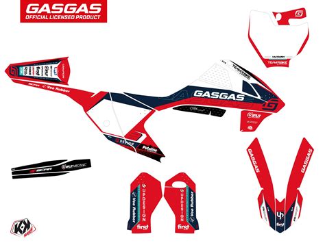 kit déco motocross gasgas replica team rbike k23 série Kutvek