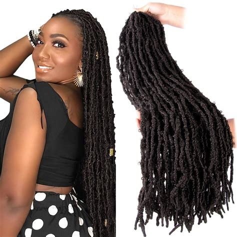 Amazon Niseyo Inch Distressed Locs Packs Pre Looped