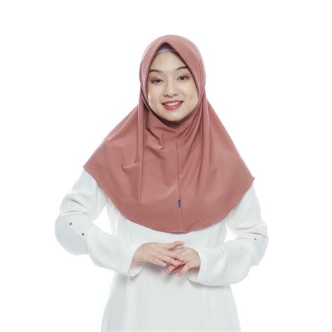 Jual SIZE M BERGO HIJAB INSTAN HAMIDAH JERSEY M Ori Bergo Jersey