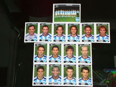 Figurine Calciatori Panini 2004 05 Squadra Pescara Calcio Football