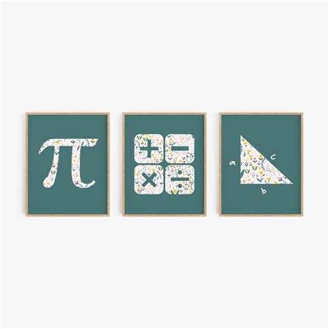 Math Classroom Decor Math Teacher Ts Mathematics Art High School Classroom Posters Math