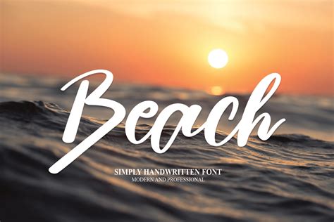 Beach Font Graphicux