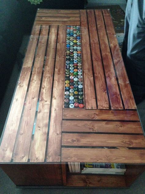 DIY Wine Crate Table