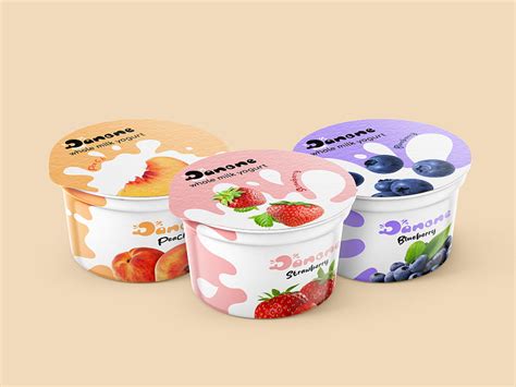 Danone Yogurt Rebrand (Passion Project) by Sarra Louzri on Dribbble