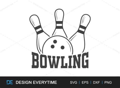 Bowling Outline Svg Bundle Bowling Svg Graphic By Designeverytime