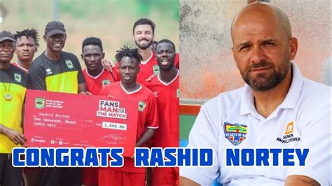 KOTOKO EXCLUSIVES Congratulations RASHID NORTEY Fire On The