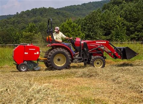 Round Baler Yanmar Tractor