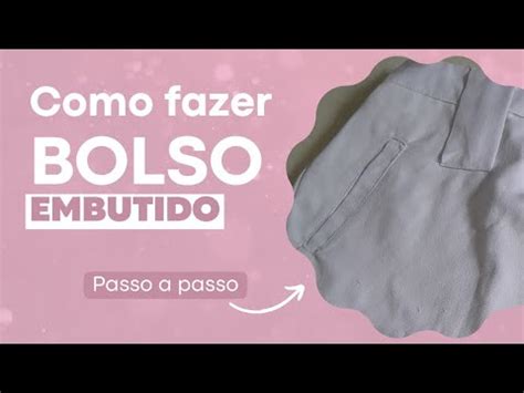 Como Fazer Um Bolso Faca Embutido YouTube